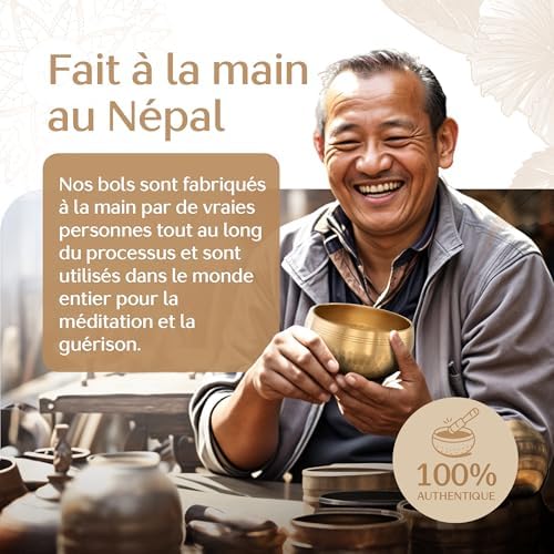 Vue 6 de Authentiques Bols Chantants Tibetains