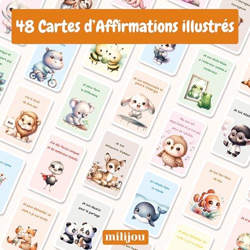 Vue 2 de Cartes Daffirmations Positives Pour