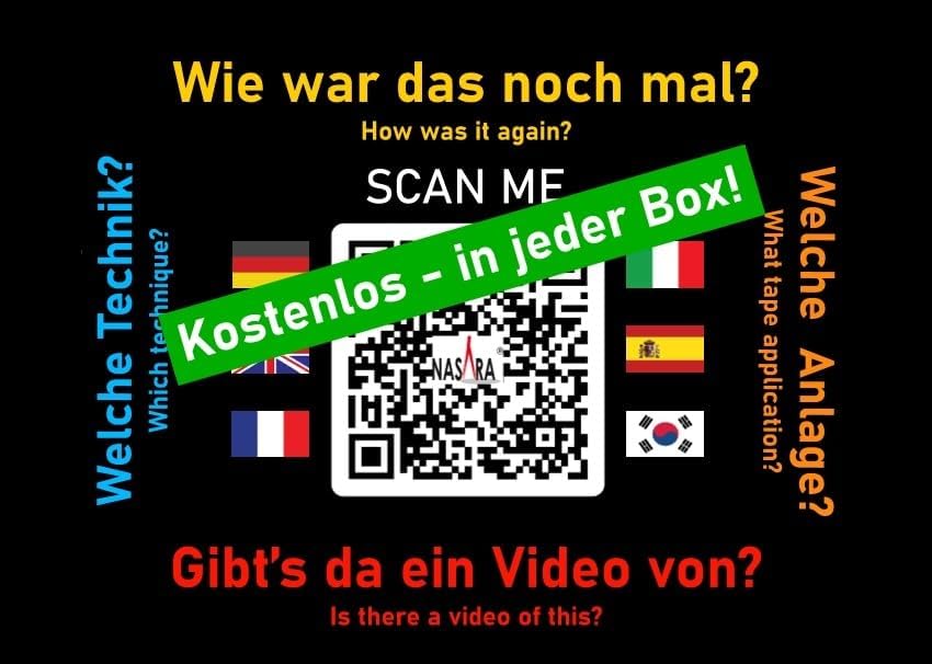 Vue 2 de Nasara Physio Sport Tape