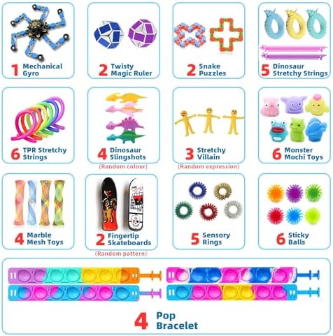 Vue 2 de Pcs Fidget Toys Set