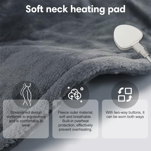 Vue 3 de Coussin Chauffant Cervicales Chauffe