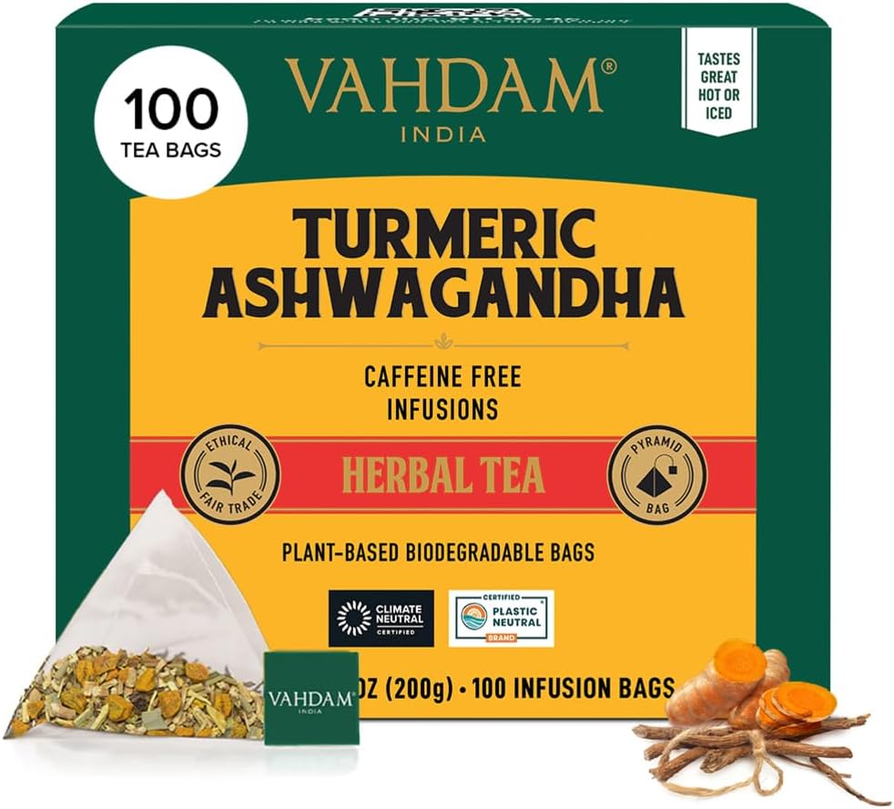 Vahdam Turmeric Ashwagandha Tisane