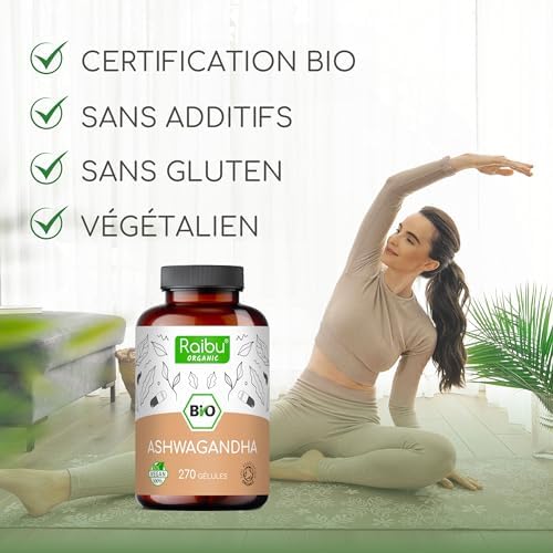 Vue 2 de Ashwagandha Bio Gelules Extra