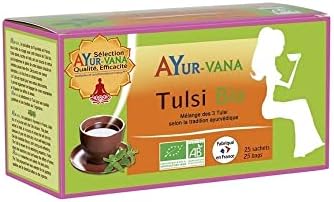 Vue 2 de Ayurvana Infusion Tulsi Bio