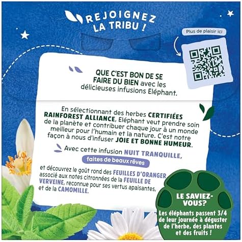 Vue 2 de Elephant Infusion Nuit Tranquille