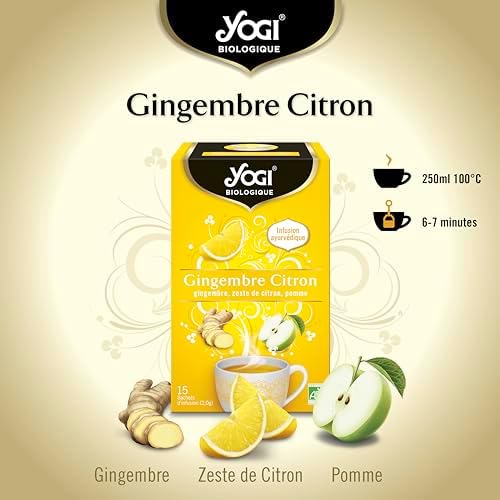 Vue 2 de Yogi Biologique Gingembre Citron