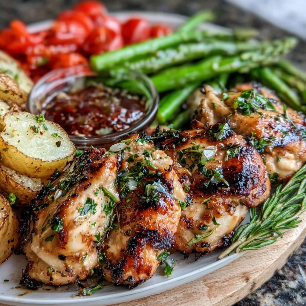 Spring Lemon Chicken Dinner