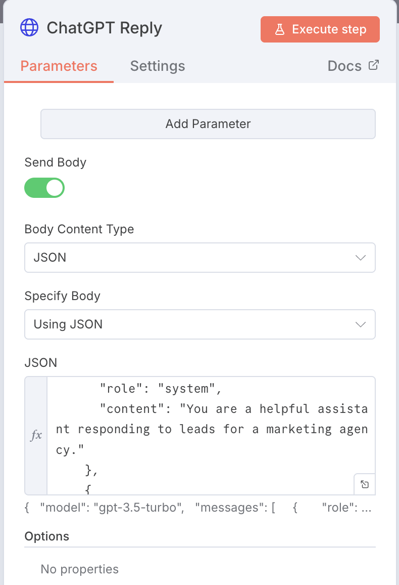 n8n node that handles incoming webhook