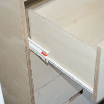 Birch ply drawer unit with Blum standard runner