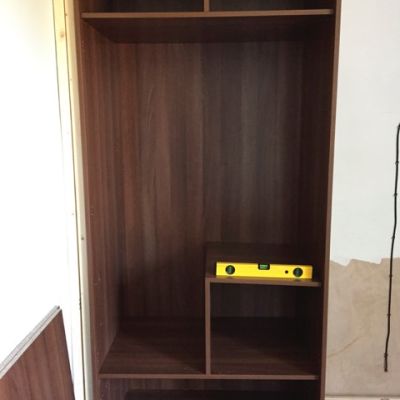 Cabinet on a ladder plinth single unit