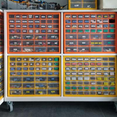 Cabinet for Lego brick storage