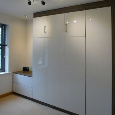 foldaway bed hidden in wardrobe
