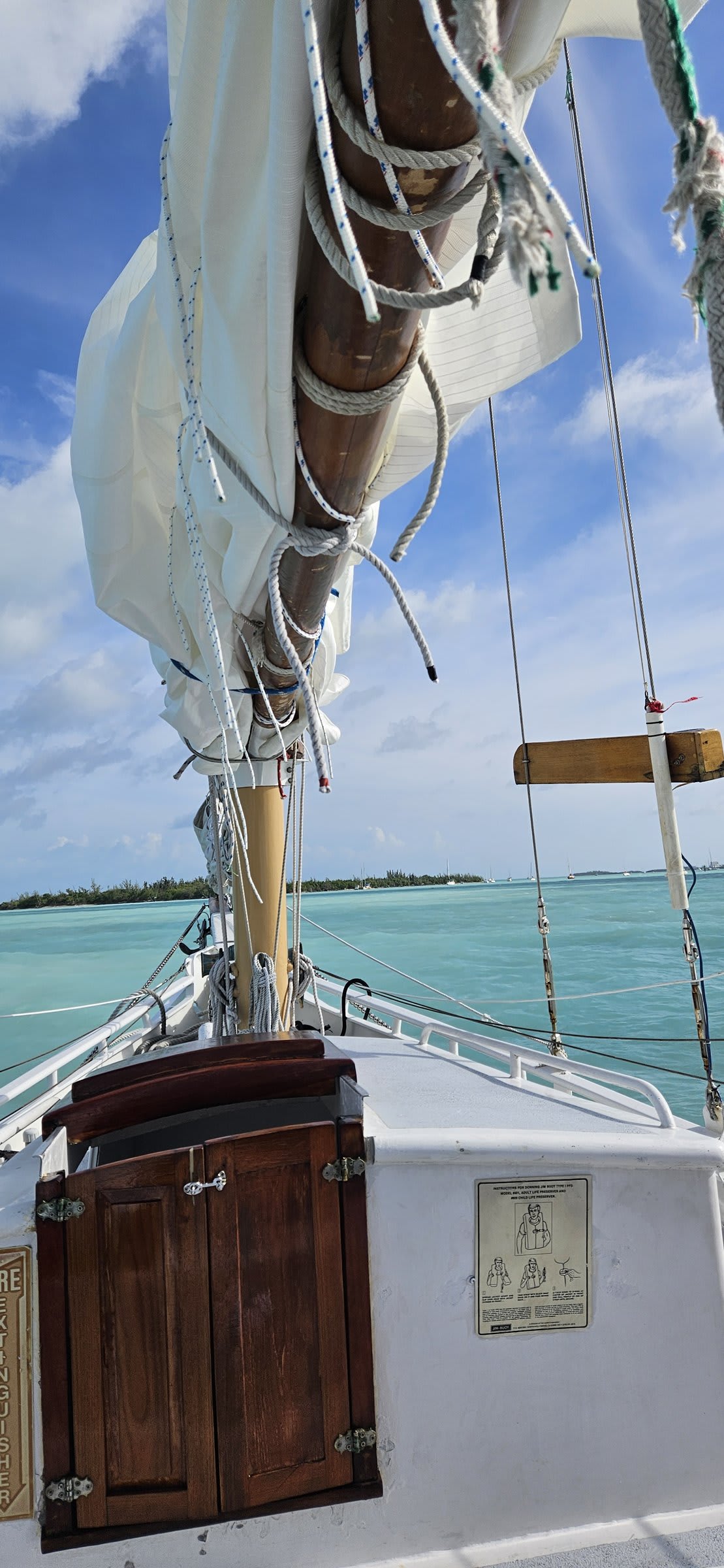 Sailing out for a Key West snorkel and kayak tour