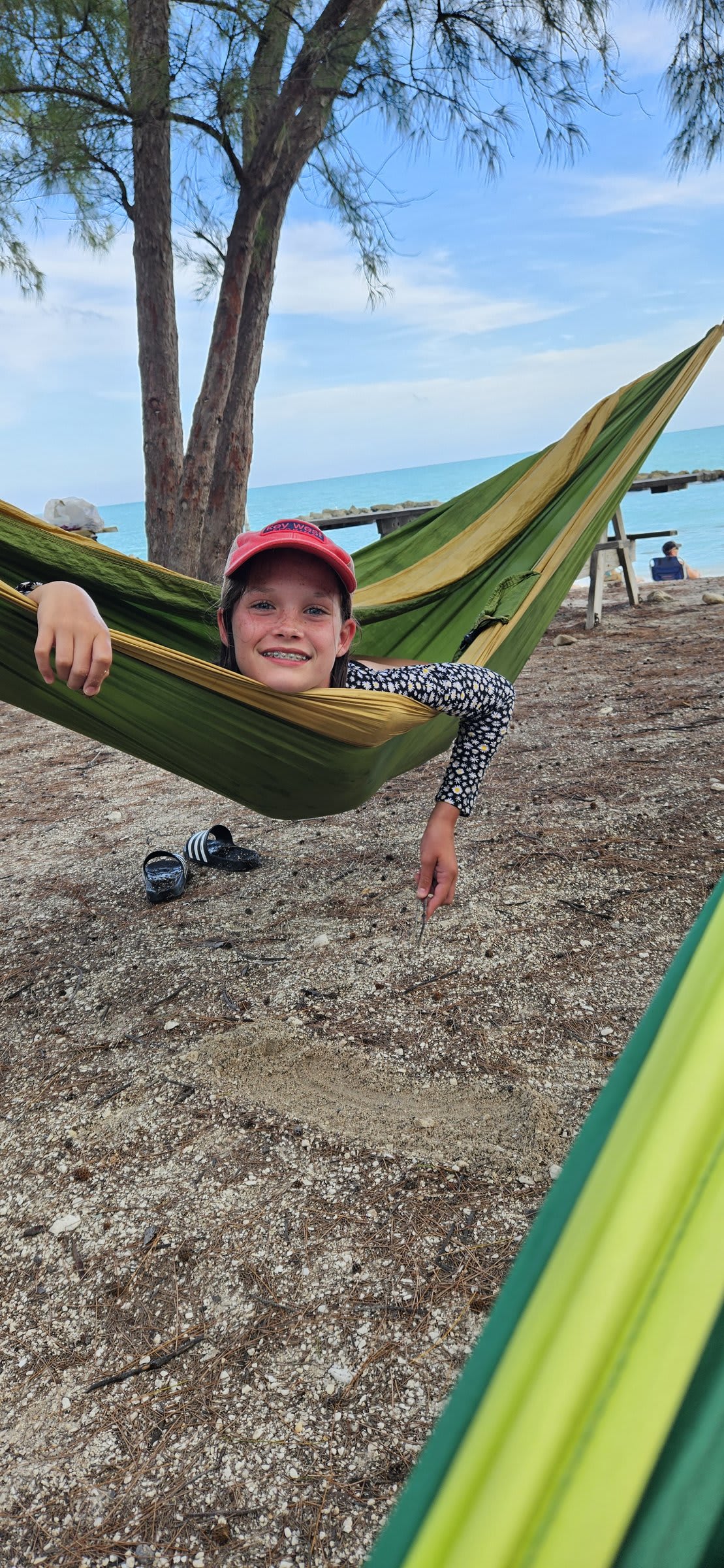 Hammock time at Fort Zachary Taylor after a day on the water