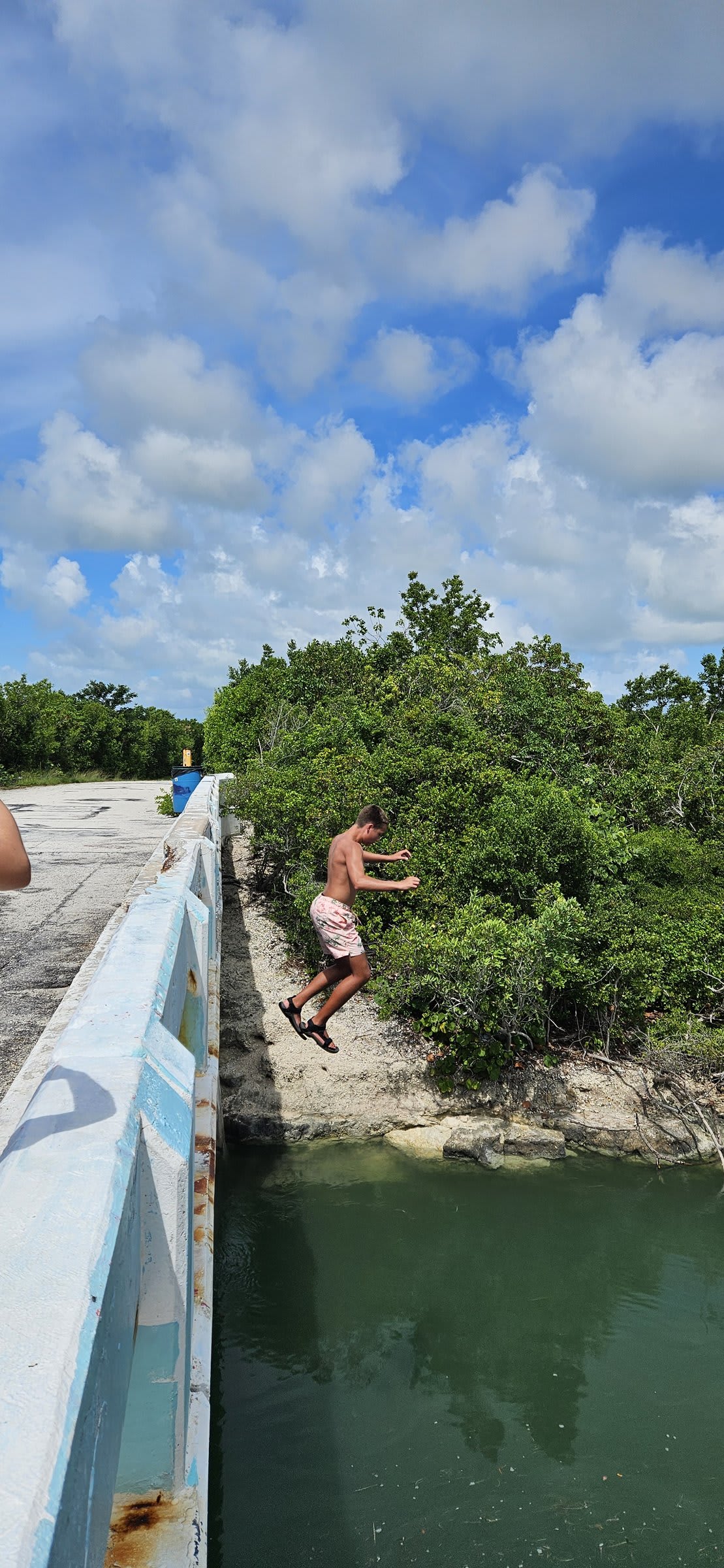 Bridge jumping stop at Sugarloaf Key