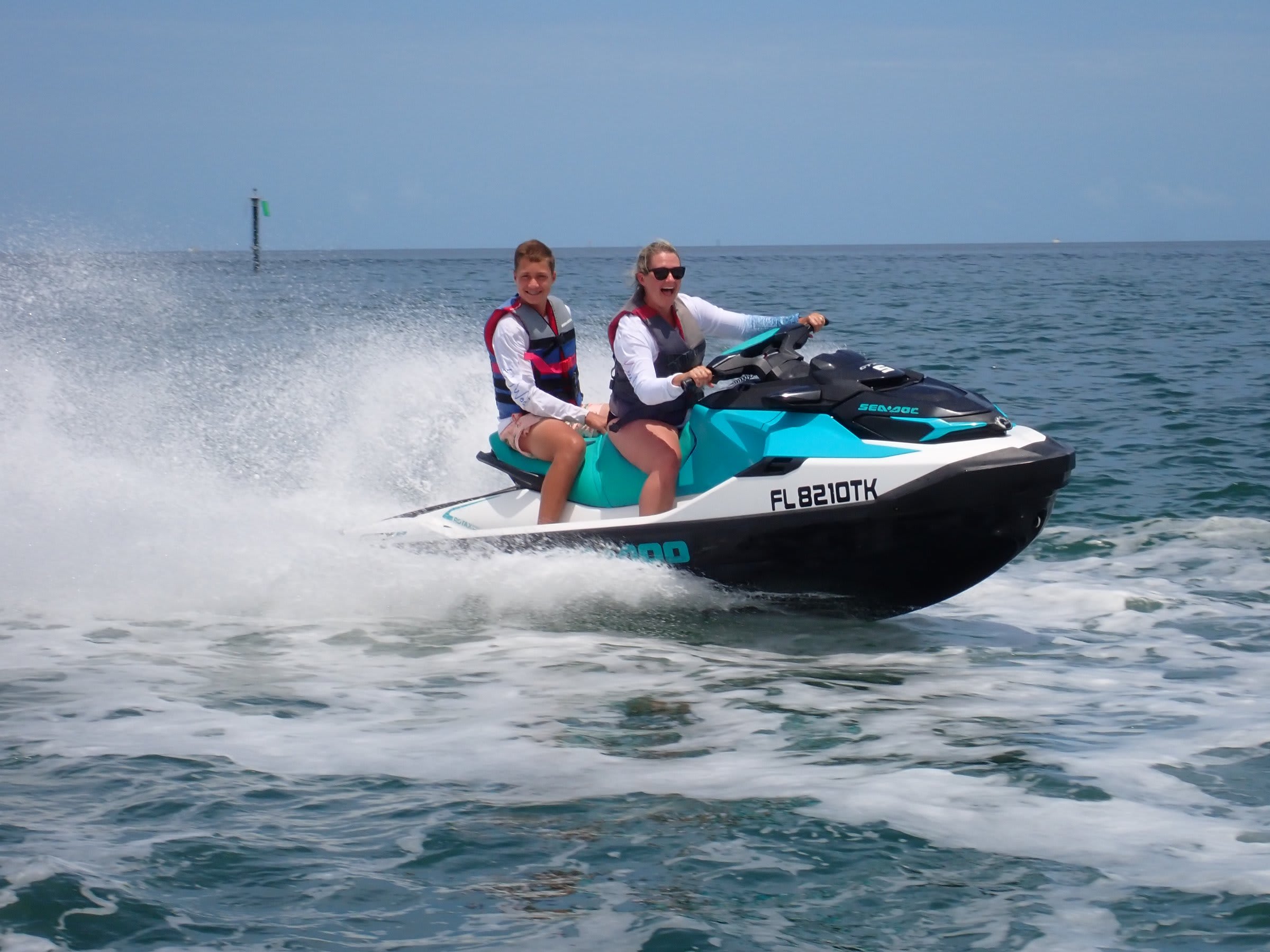 Jet ski tour around Key West