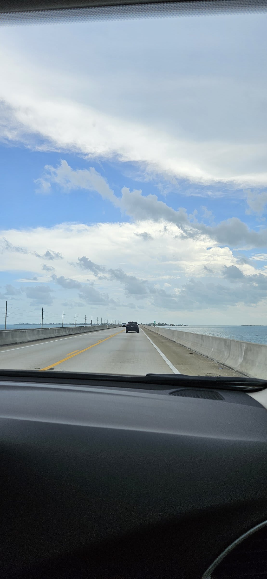 The iconic Seven Mile Bridge stretching across turquoise Florida Keys waters