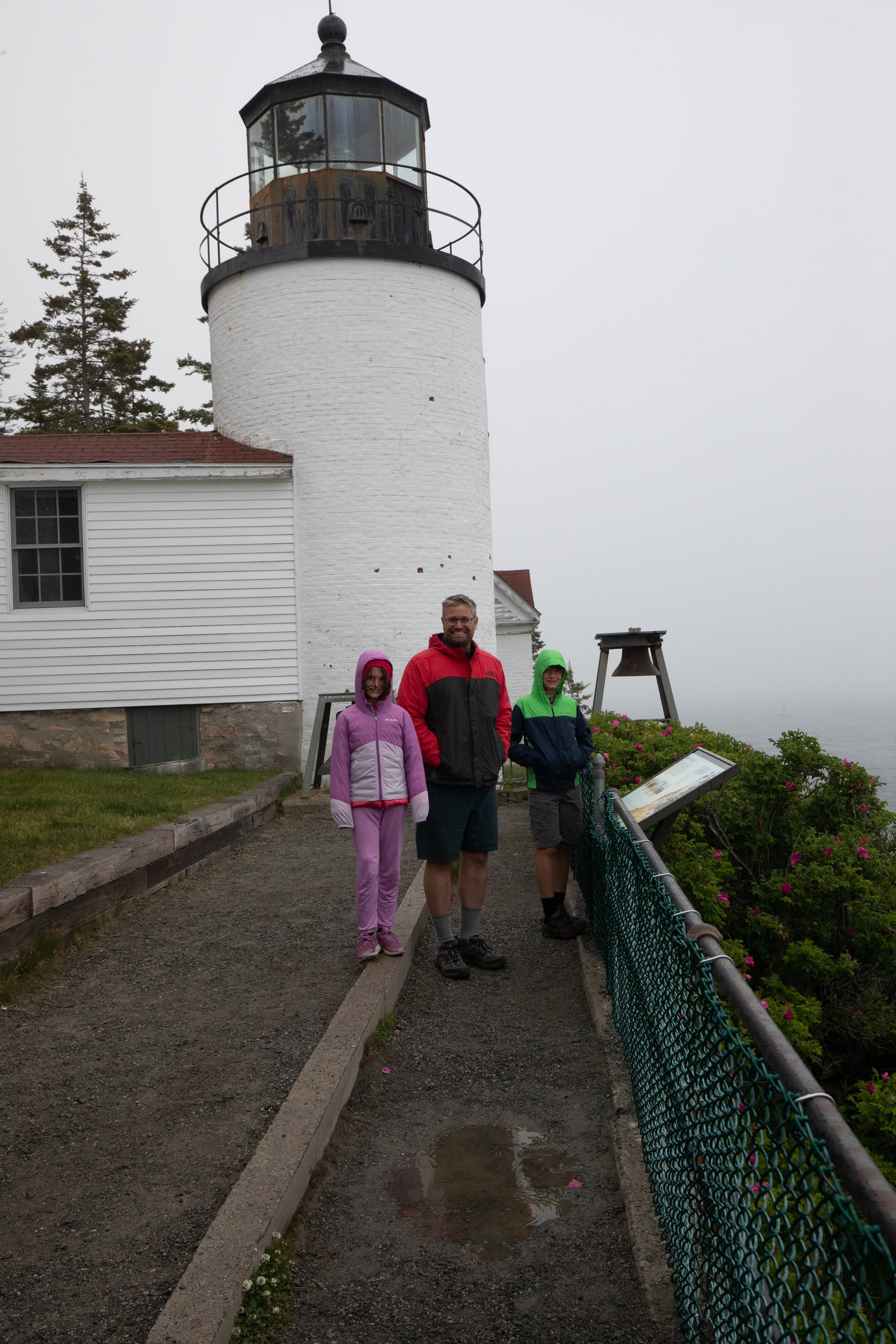 Evening coastal views after dinner on Mount Desert Island