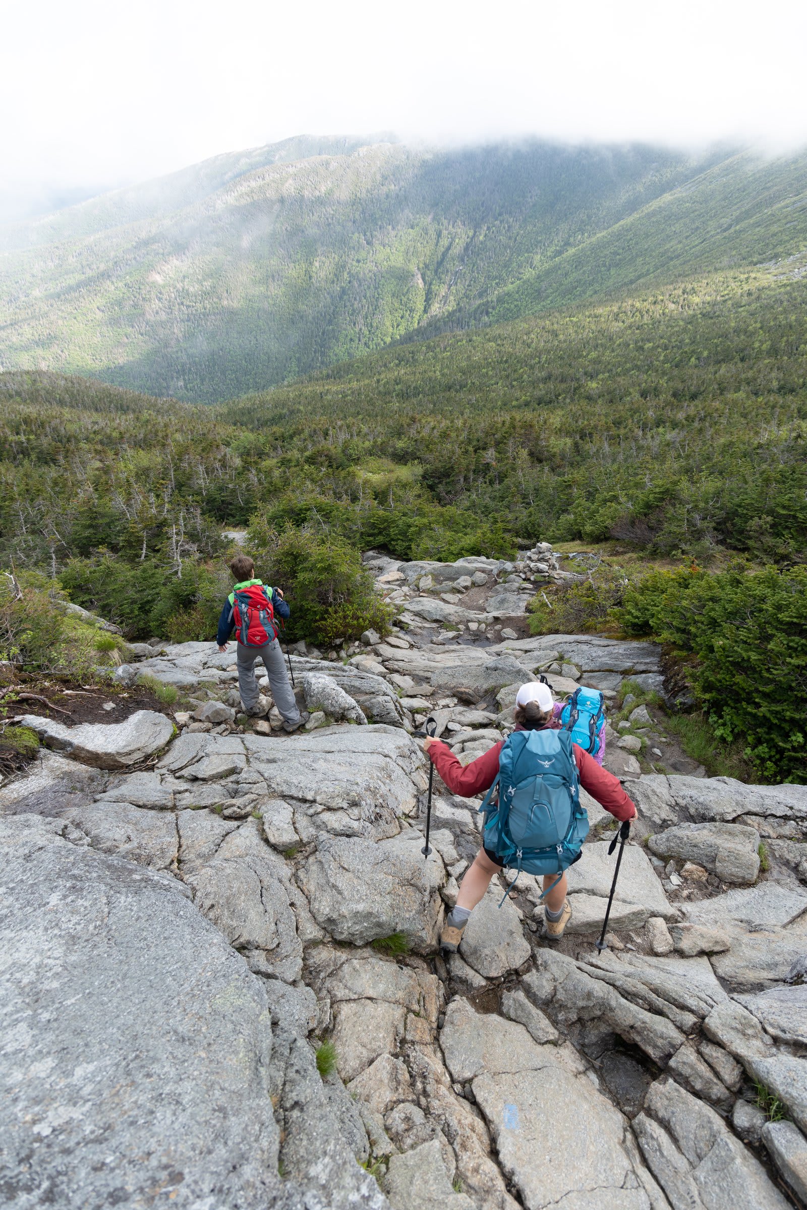 Beginning of the Ammonoosuc descent