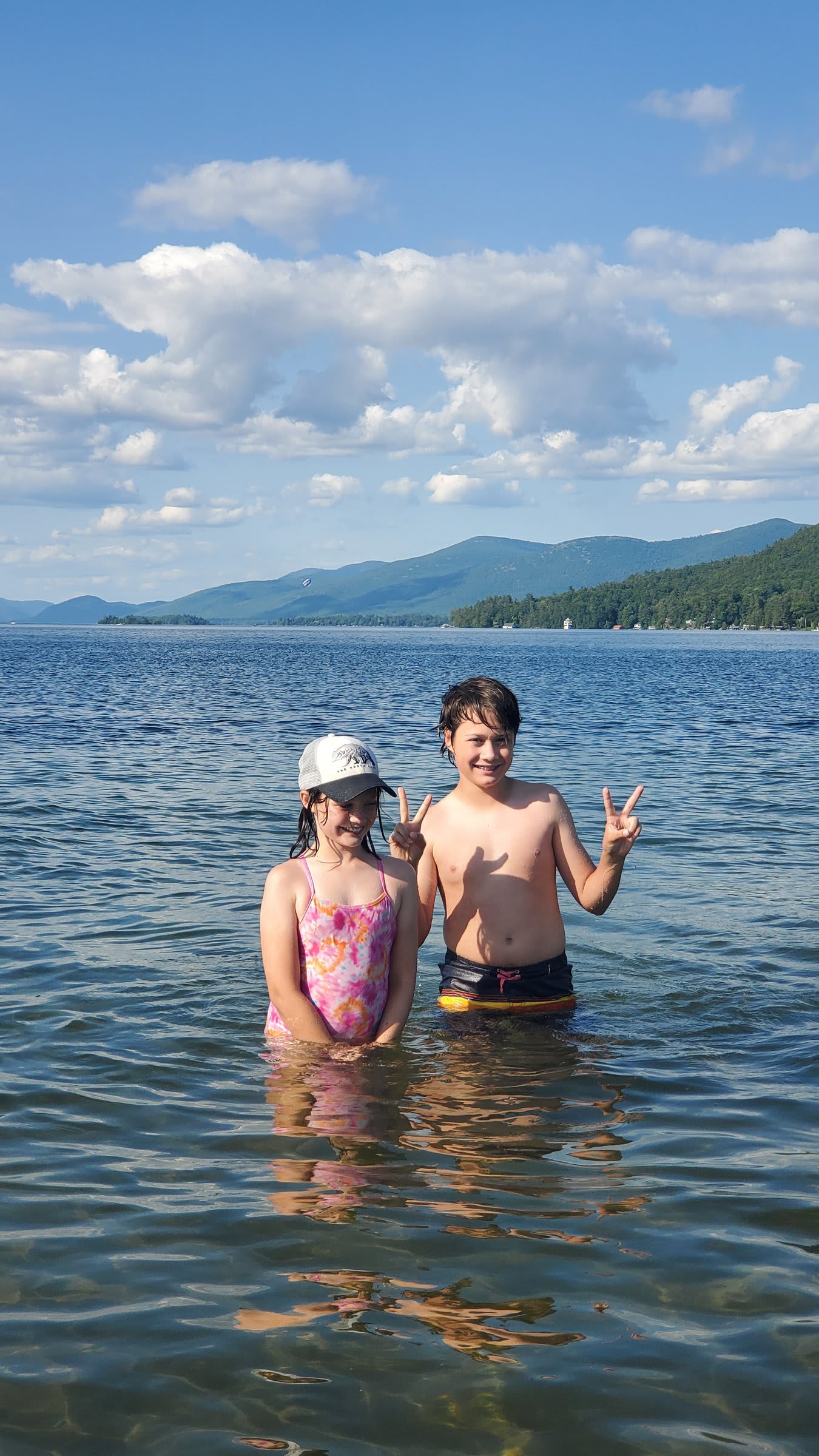 Family enjoying time on the rental boat