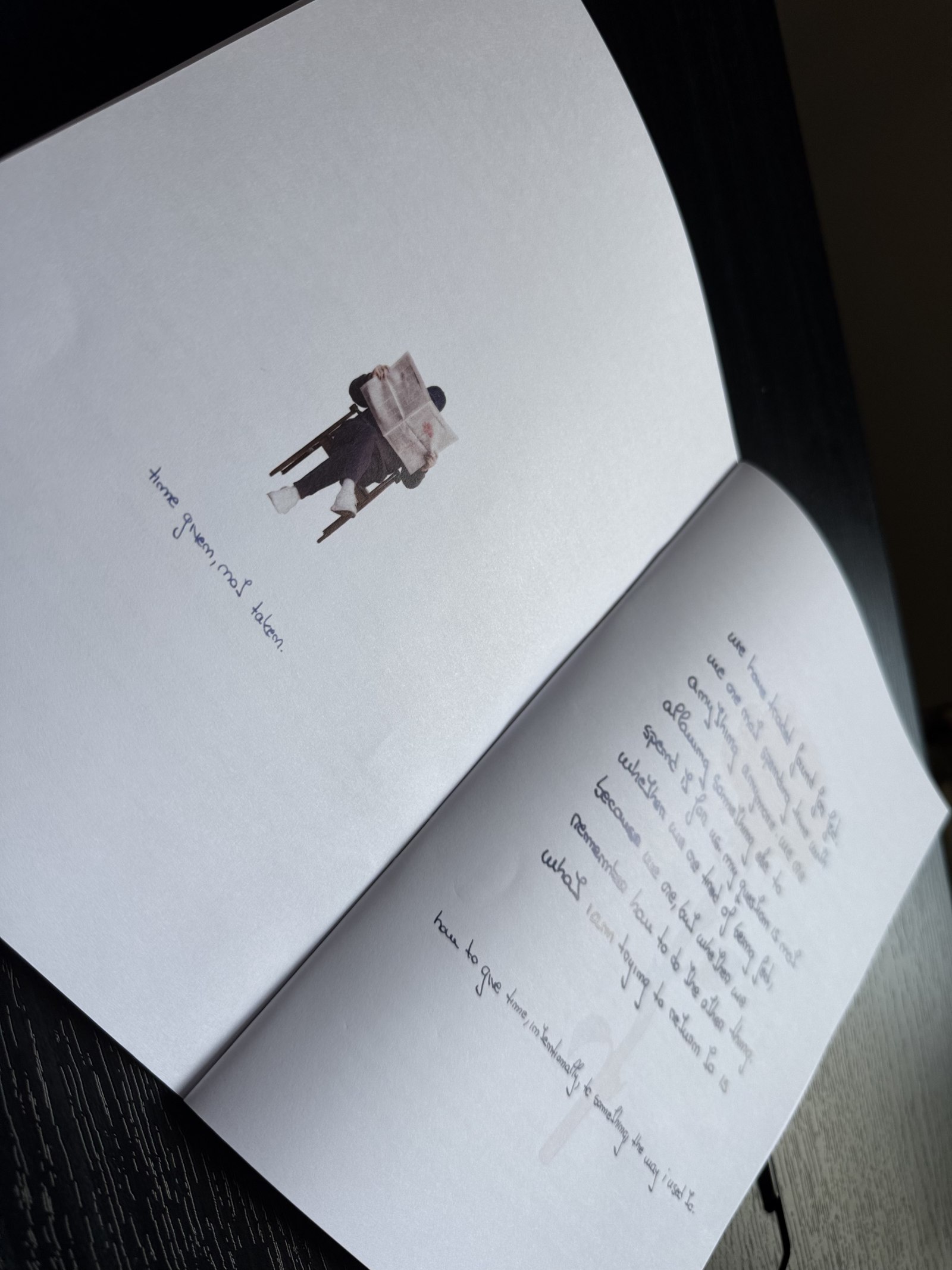 A page from The Hidden I — Zine #0.