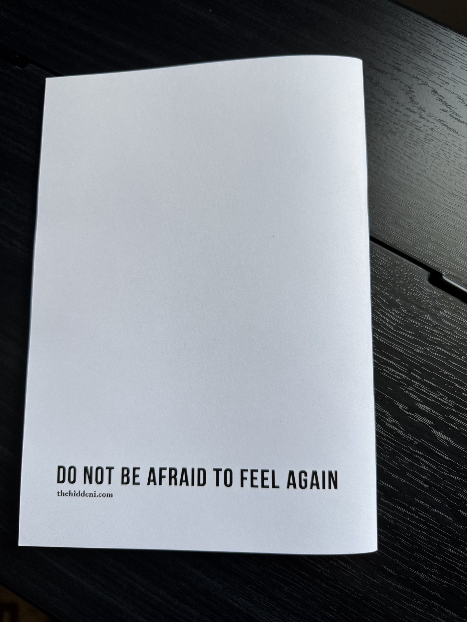 A page from The Hidden I — Zine #0.