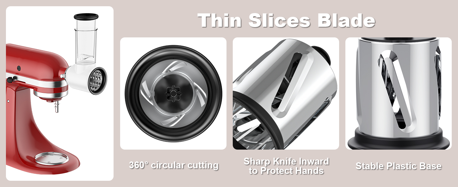 BANKKY Slicer Shredder Attachment for KitchenAid Indonesia