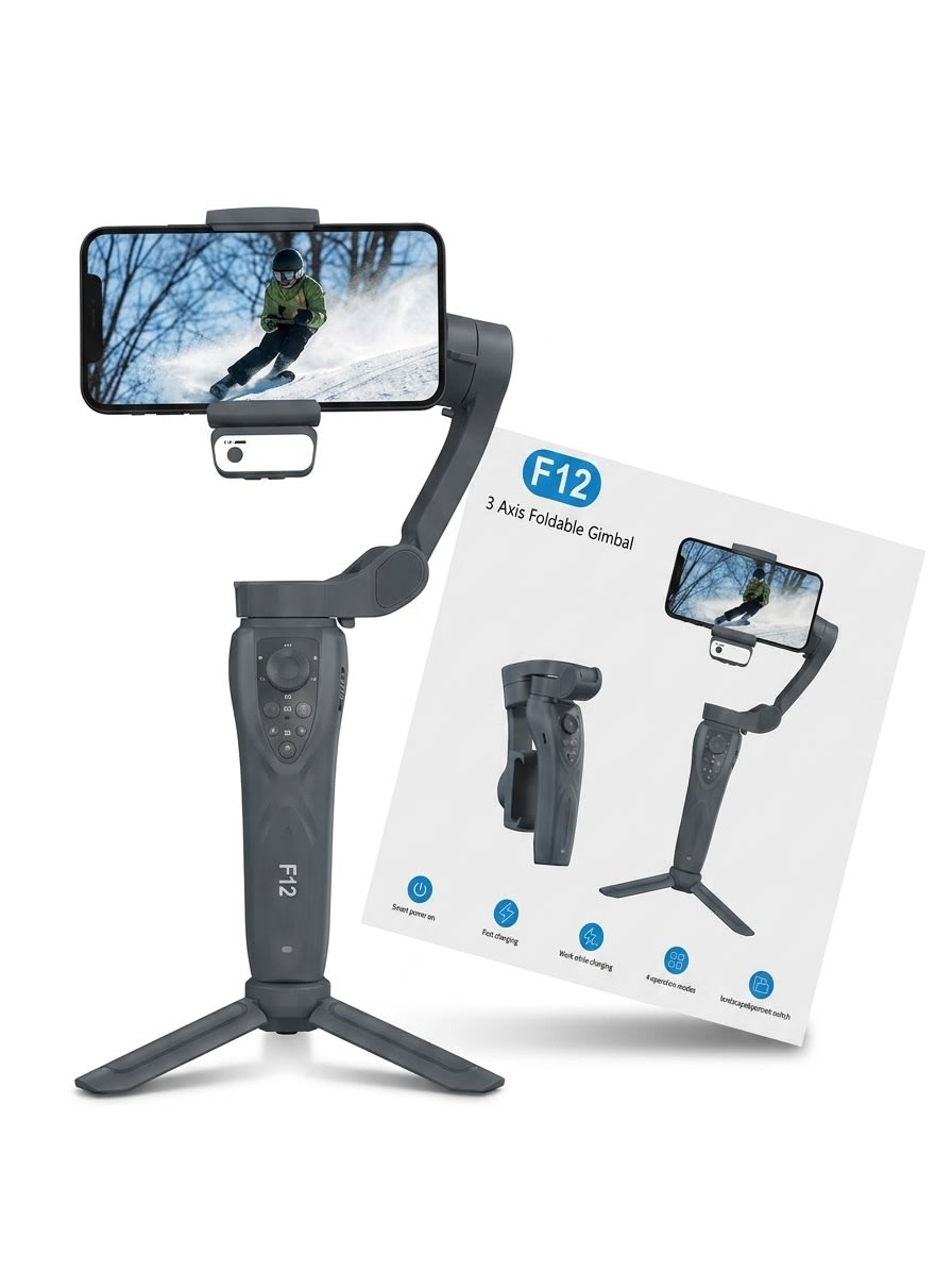 F12 3-Axis Foldable Smartphone Gimbal