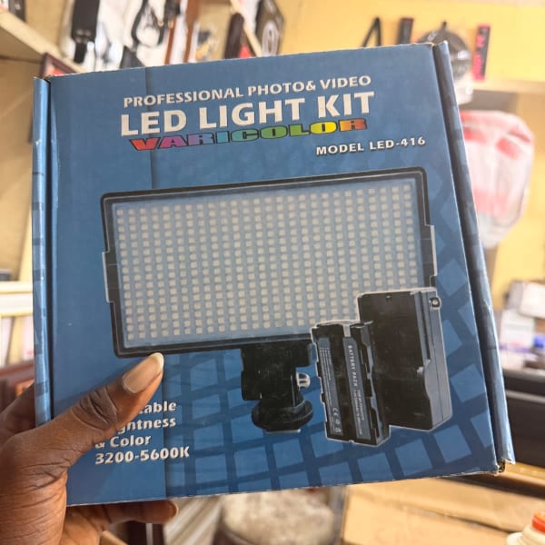 LED-416 Professional Photo & Video LED Light Kit