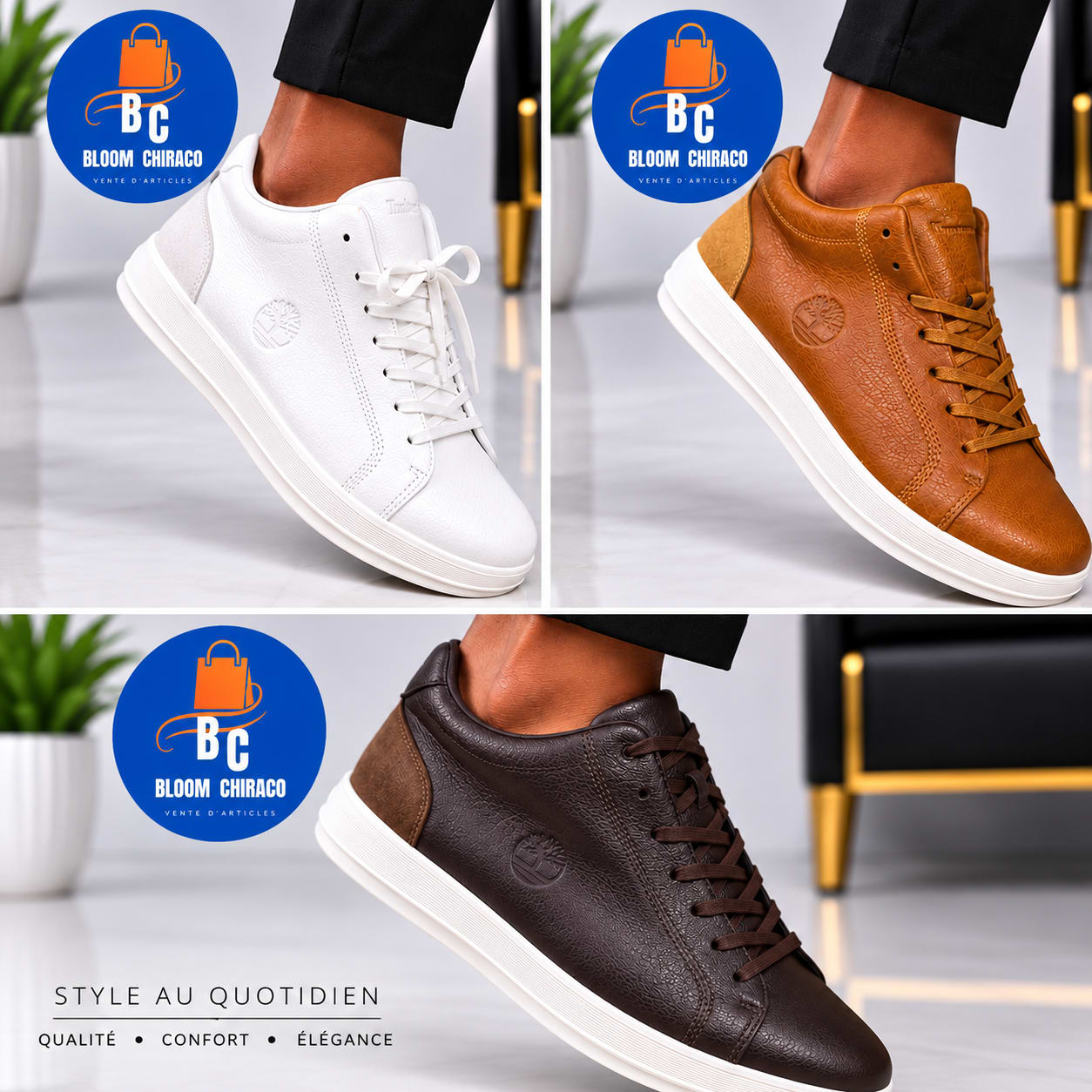 Baskets Homme – Casual Chic