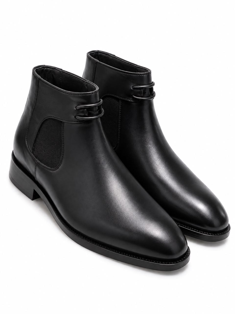 BOTTINES ÉLÉGANTES À BOUCLES