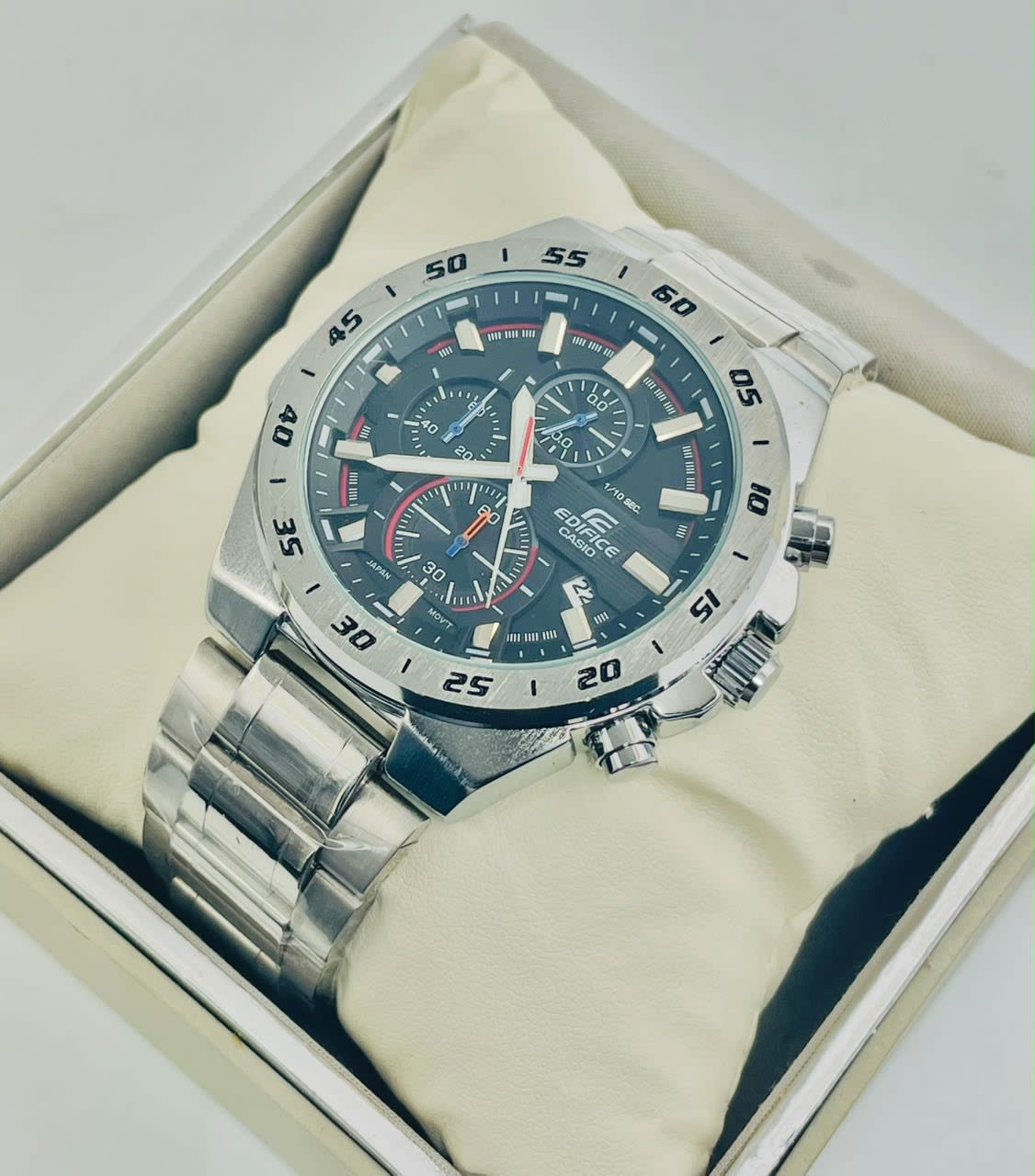 Montre CASIO EDIFICE Chronographe Homme – Cadran Bleu