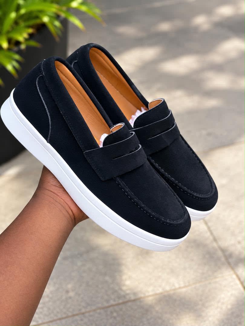 Mocassins Slip-On Casual – Semelle Blanche