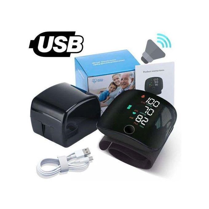 Tensiomètre de Poignet Électronique Rechargeable USB