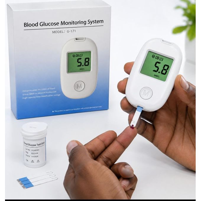 Glucomètre Électronique G-171 – Kit de Mesure de Glycémie