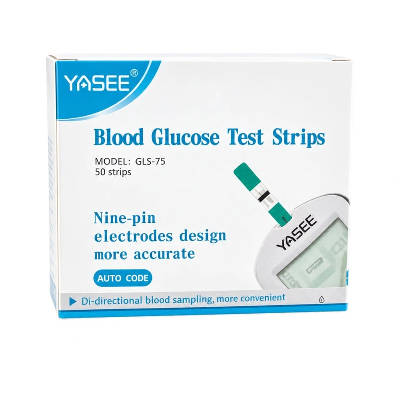Bandelettes de Test de Glycémie YASEE GLS-77 – 50 unités