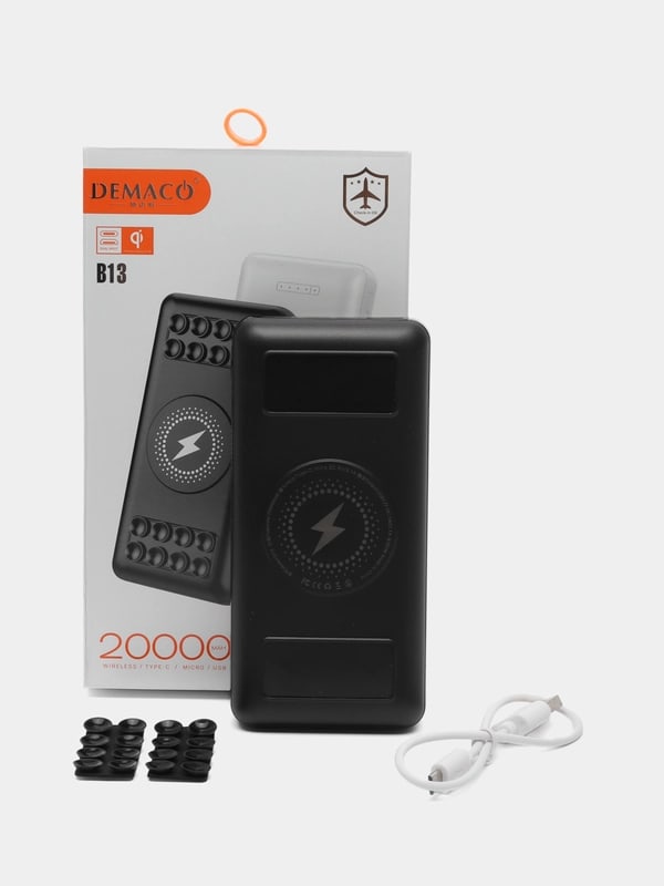 Power Bank DEMACO B13 20 000 mAh – Recharge Sans Fil