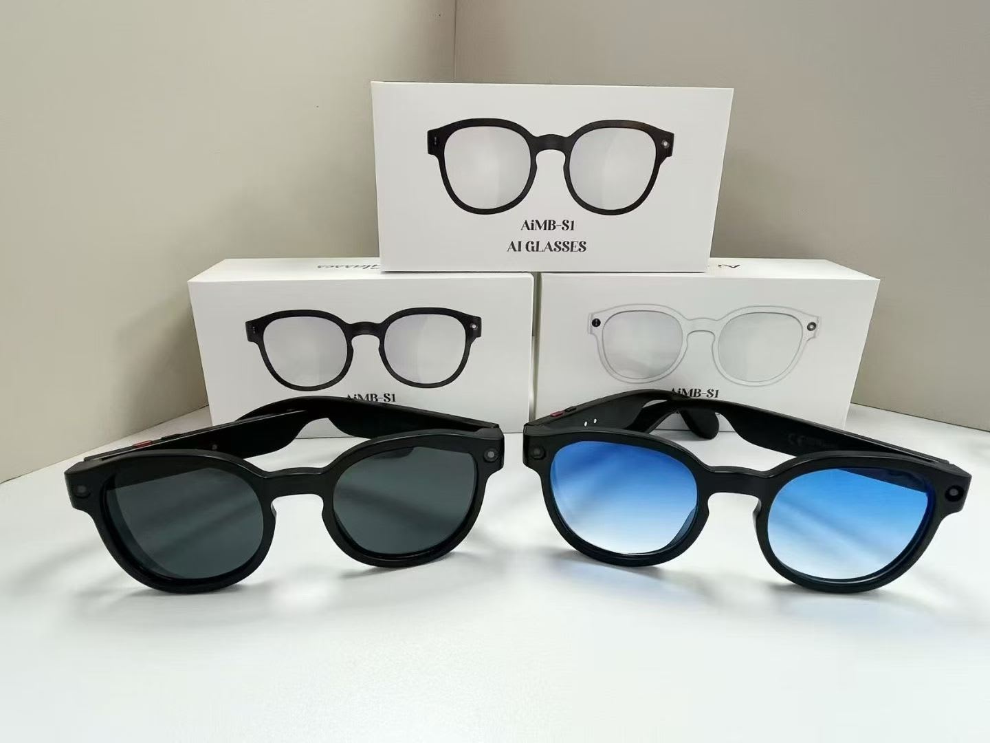Lunettes intelligentes IA AiMB-S1 avec caméra intégrée