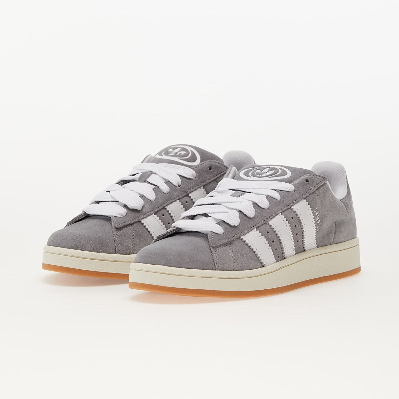 Baskets Adidas Campus grises et blanches à semelle épaisse