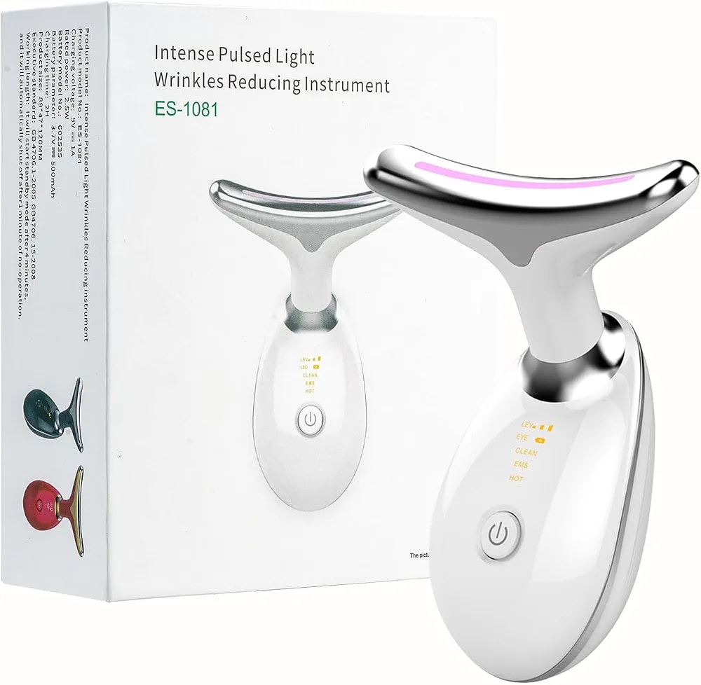 Masseur facial et cou anti-rides multifonction ES-1081