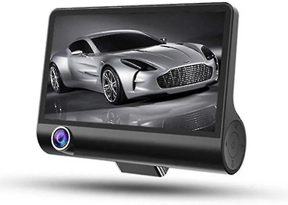 Caméra embarquée DVR Full HD 1080P avec écran 4 pouces et caméra arrière