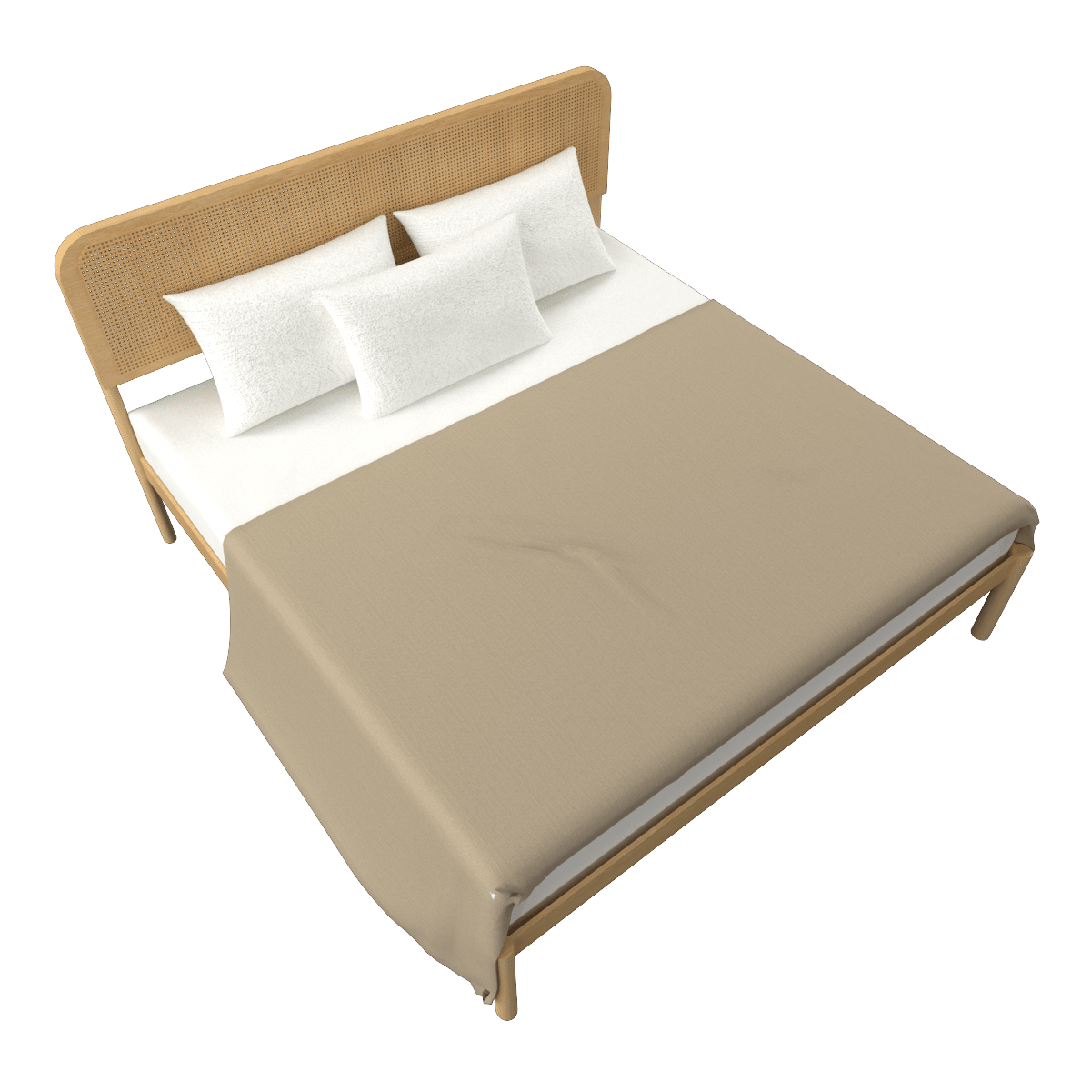Blomquist Solid Wood Platform Bed