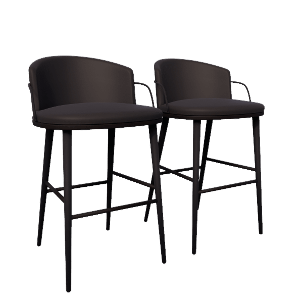 dark grey bar stools