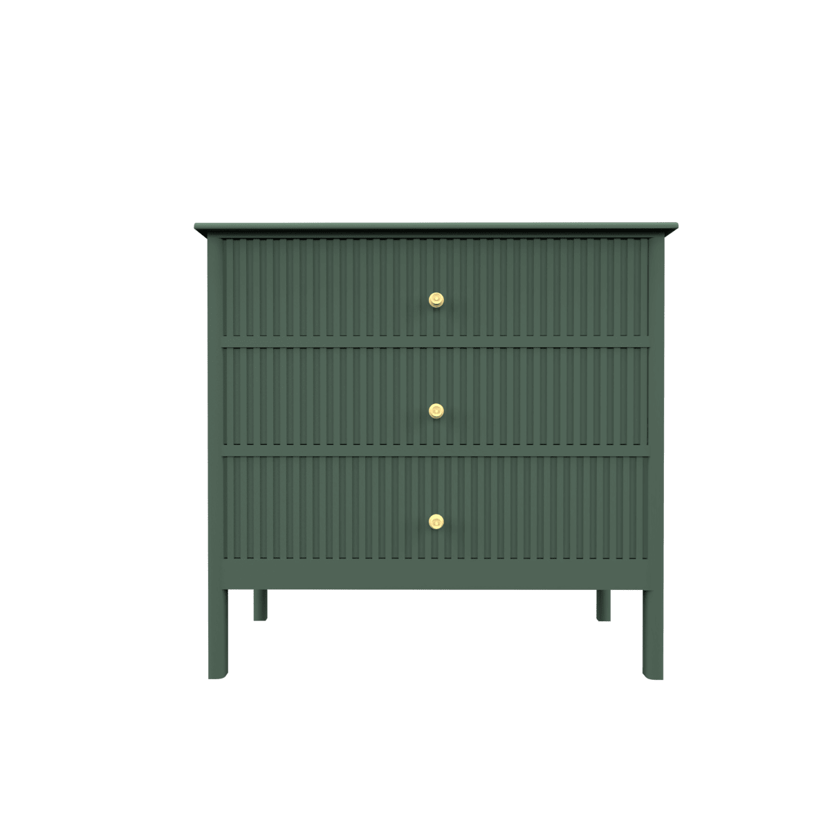 Green 3 Drawer Dresser