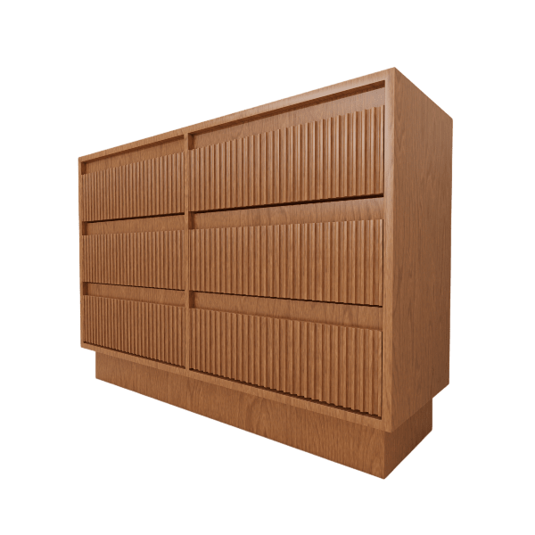 Dejesus Fluted 6 Drawer Dresser
