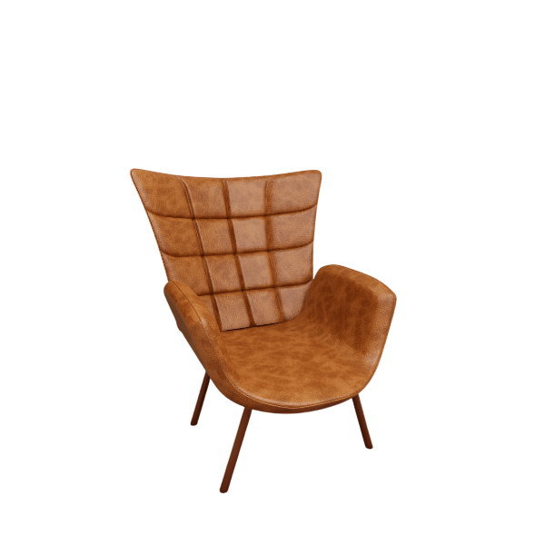 Aichele  Midcentury Oversized Armchair