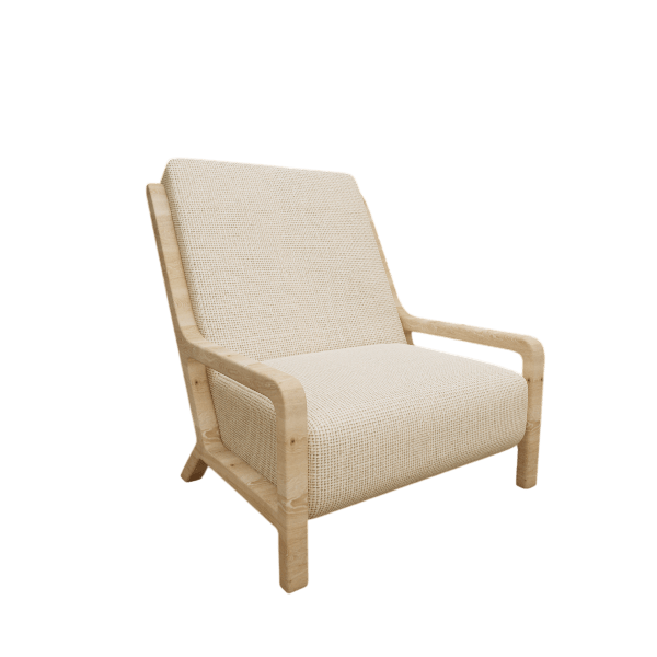 Bonnita Wide Mid Century Upholstered Accent Chair