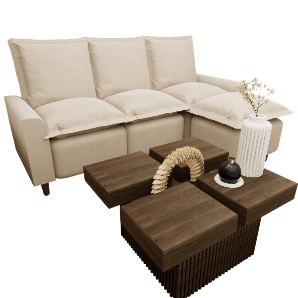 Comfy Cloud Couch Chenille Sofa