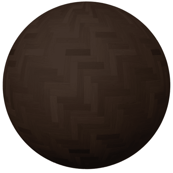Dark Brown Herringbone Wood