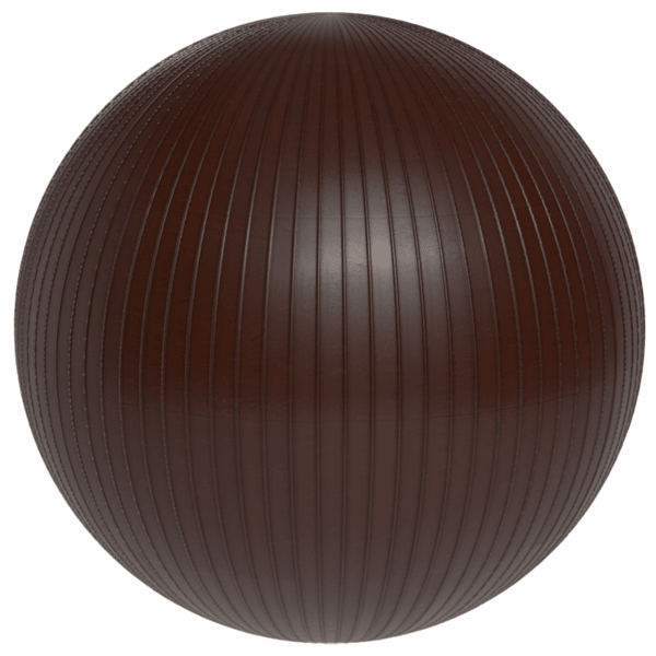Dark Mahogany Ribbed Wood Panel